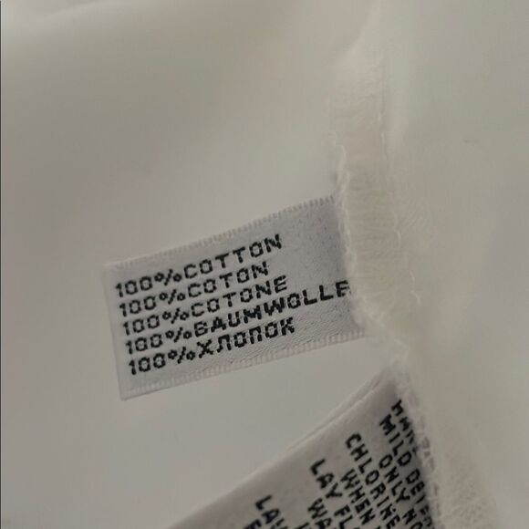 Ralph Lauren Black Label White Tank Top with Crochet Racer Back - Picture 3 of 6